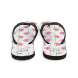 Carnation Flower Pattern - Flip Flops