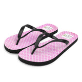 Pink Mermaid Tail (Faux Glitter) Pattern - Flip Flops