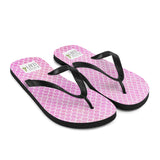 Pink Mermaid Tail (Faux Glitter) Pattern - Flip Flops