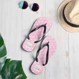 Flamingo Pattern - Flip Flops