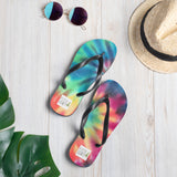 Tie Dye Pattern - Flip Flops