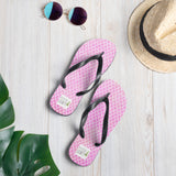 Pink Mermaid Tail (Faux Glitter) Pattern - Flip Flops