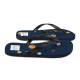 Planets In Space - Flip Flops