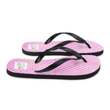 Pink Mermaid Tail (Faux Glitter) Pattern - Flip Flops