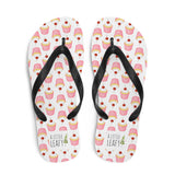 Cupcake Pattern - Flip Flops