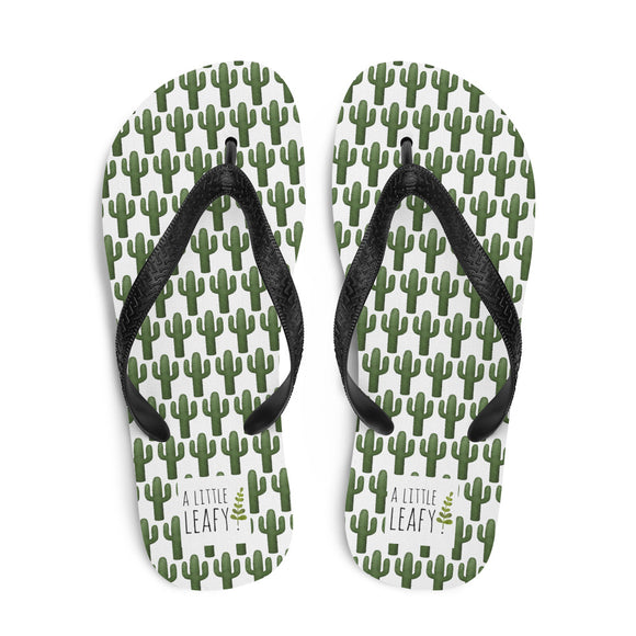 Cactus Pattern - Flip Flops