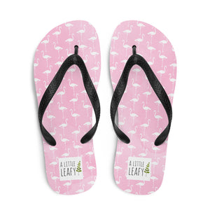 Flamingo Pattern - Flip Flops