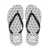 Soccer Ball Pattern - Flip Flops