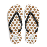 Chocolate Chip Cookies Pattern - Flip Flops