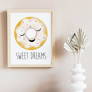 Sweet Dreams (Donut) - Ready To Ship 8x10" Print