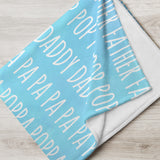Many Ways To Say Dad - Throw Blanket