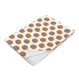 Chocolate Chip Cookie Pattern - Throw Blanket