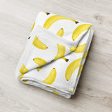 Banana Pattern - Throw Blanket