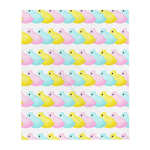 Easter Peeps Pattern - Throw Blanket
