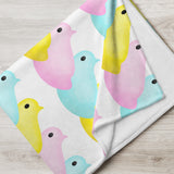 Easter Peeps Pattern - Throw Blanket