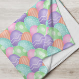 Easter Eggs Pattern - Throw Blanket