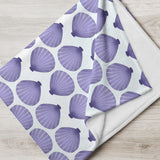 Sea Shell Pattern - Throw Blanket