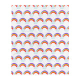 Rainbow Pattern - Throw Blanket