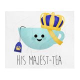His Majest-tea - Throw Blanket