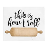 This Is How I Roll (Rolling Pin) - Throw Blanket