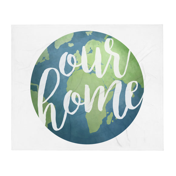 Our Home (Earth) - Throw Blanket
