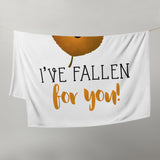 I've Fallen For You (Autumn Leaf) - Throw Blanket