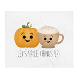 Let's Spice Things Up (Pumpkin Latte) - Throw Blanket