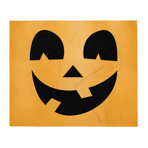 Silly Jack-O-Lantern - Throw Blanket