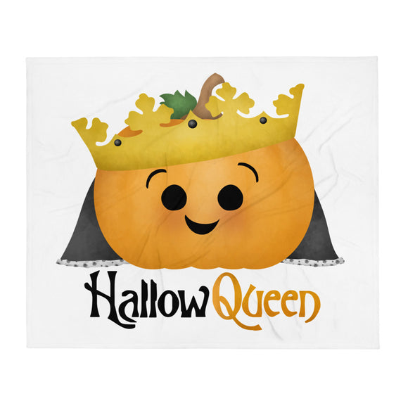 HallowQueen (Pumpkin) - Throw Blanket