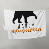 Happy Meowoween (Cat) - Throw Blanket
