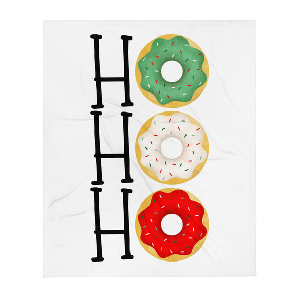 Ho Ho Ho (Donuts) - Throw Blanket