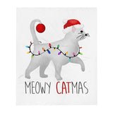 Meowy Catmas - Throw Blanket