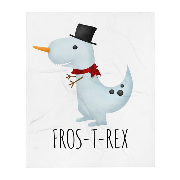 Fros-t-rex - Throw Blanket
