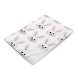 Bunny Pattern - Throw Blanket