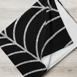 Spiderwebs (Faux Glitter) - Throw Blanket