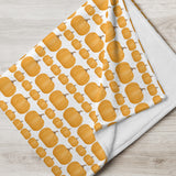 Pumpkin Pattern - Throw Blanket