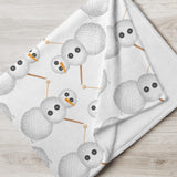 Yarn Snowman Pattern - Throw Blanket
