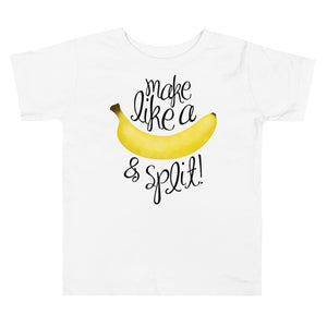 Make Like A Banana And Split - Kids Tee