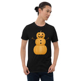 Pumpkin Snowman - T-Shirt