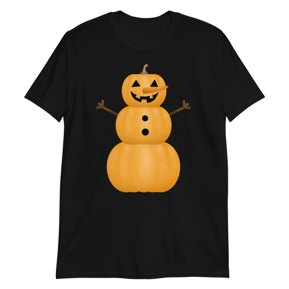 Pumpkin Snowman - T-Shirt