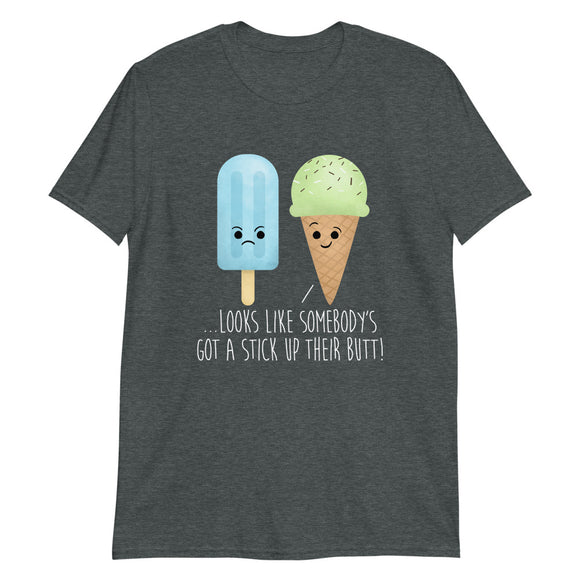 Look's Like Somebody's Got A Stick Up Their Butt (Popsicle) - T-Shirt