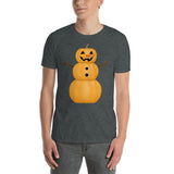 Pumpkin Snowman - T-Shirt