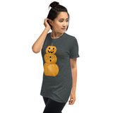 Pumpkin Snowman - T-Shirt