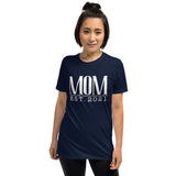 Mom Est. (Personalized Year) - Custom Text T-Shirt