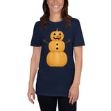 Pumpkin Snowman - T-Shirt