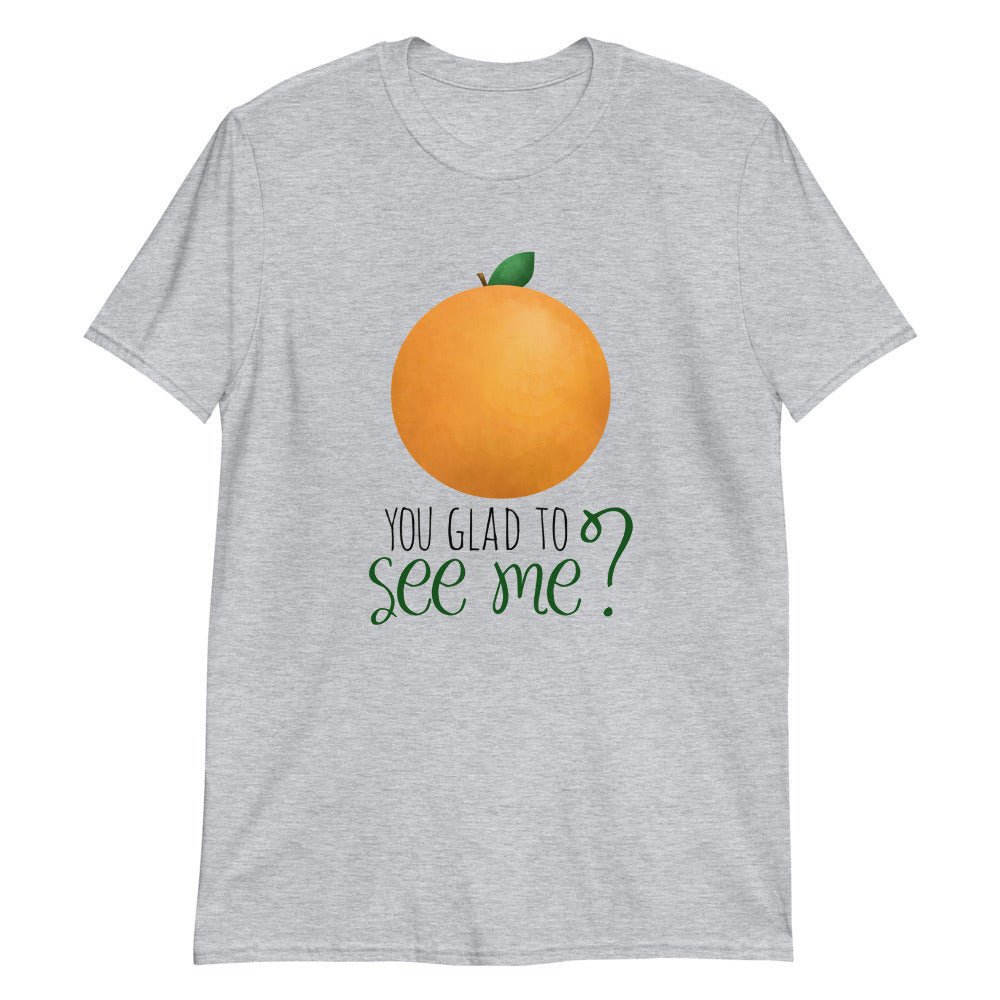 Orange You Glad To See Me T Shirt A Little Leafy