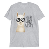 You're Wooly Awesome (Llama) - T-Shirt