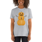 Pumpkin Snowman - T-Shirt