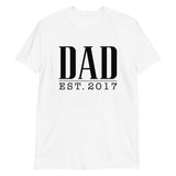 Dad Est. (Personalized Year) - Custom Text T-Shirt