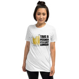 Take A Pitcher It'll Last Longer (Beer) - T-Shirt